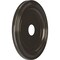 Ekena Millwork Traditional PVC Medallion (Canopies up to 11 1/2"), 19"OD x 3 1/2"ID x 1 1/2"P, Metallic Charcoal CMP19TRCCH - alternate 4